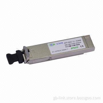 Fiber-optic receivers/transmitters/transceiver, XFP BIDI in 10-60km